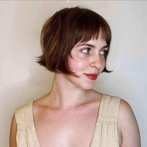 Choppy Edgy Razor Cut Bob