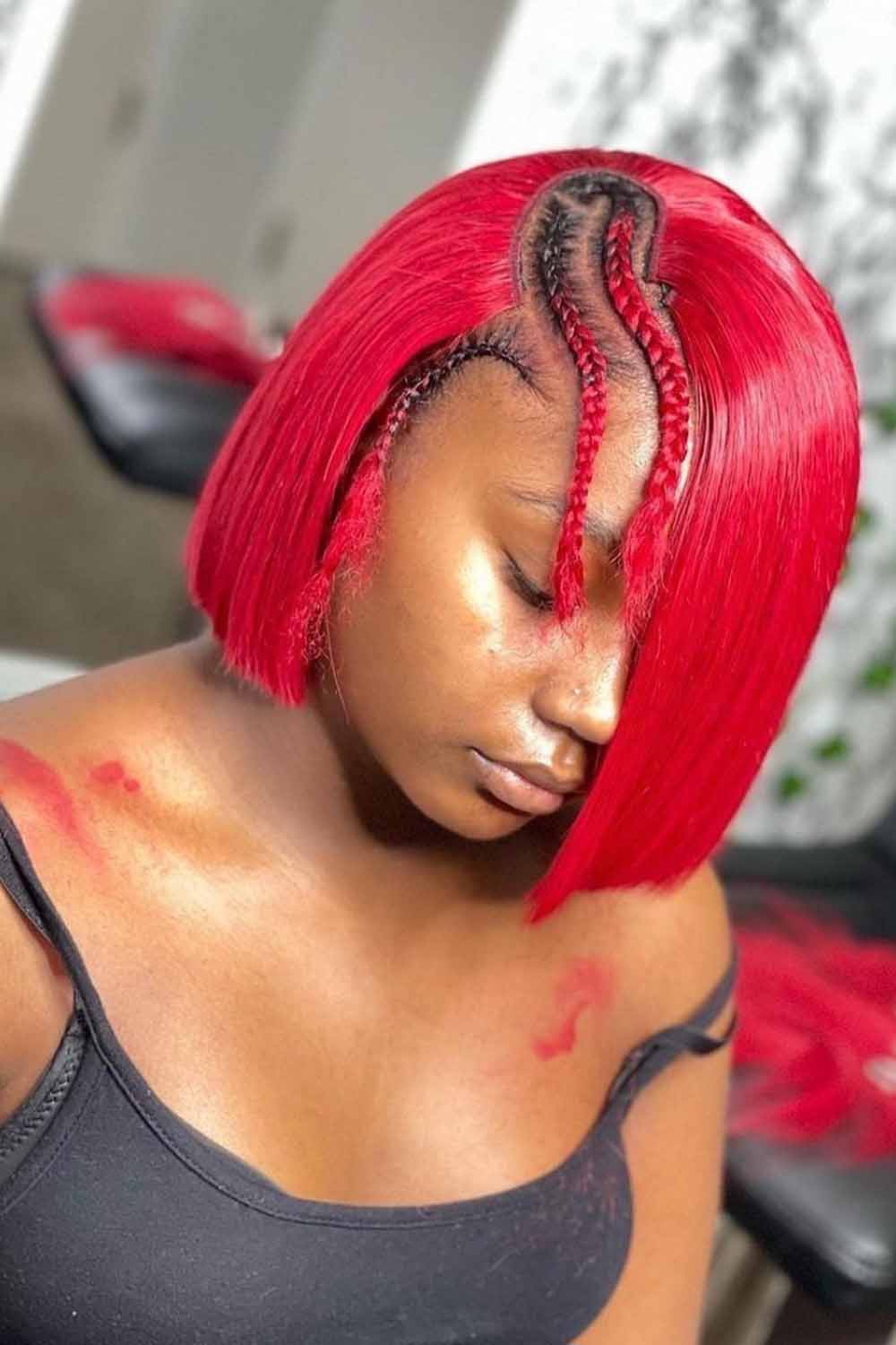 15 Blazing Red Weave Hairstyles - hairaide.com