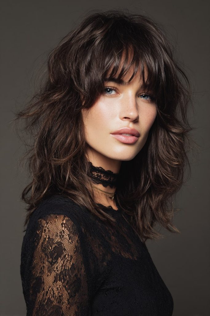 French Shag with Volume Crown