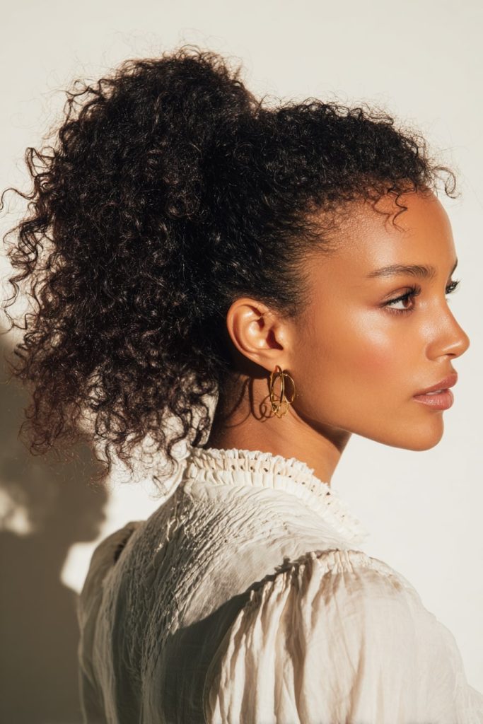 Curly Ponytail