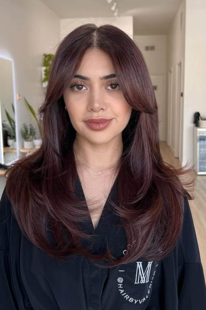 Cherry Mocha Long Layers