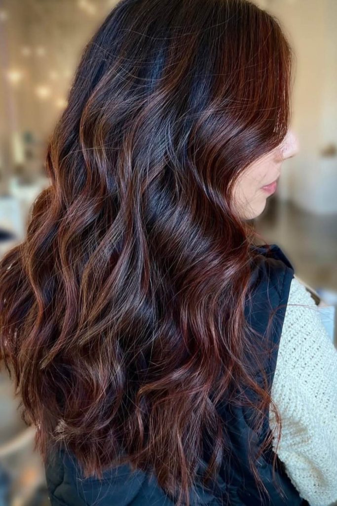 Cherry Mocha Balayage