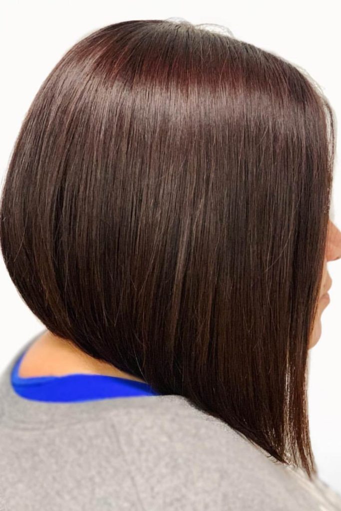 Glossy Cherry Mocha Lob