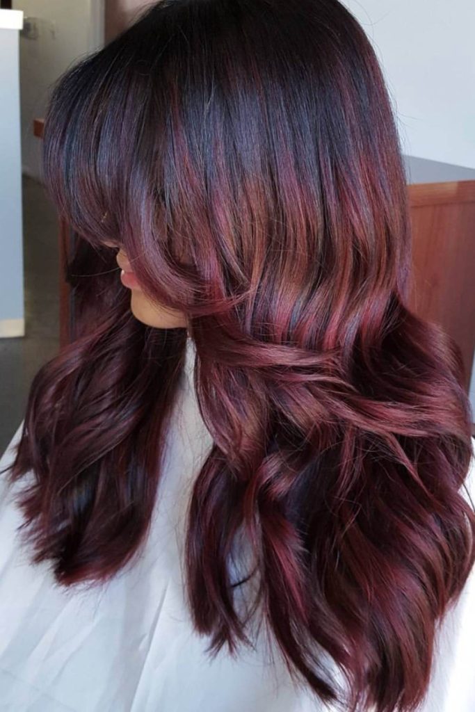 Cherry Mocha Ombre