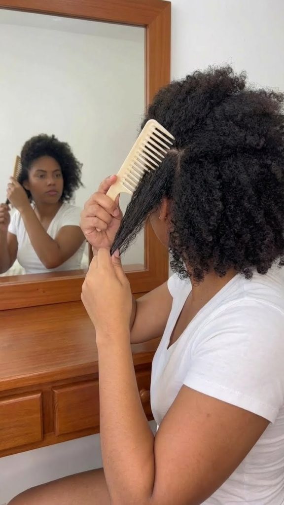 Use a wide-tooth comb