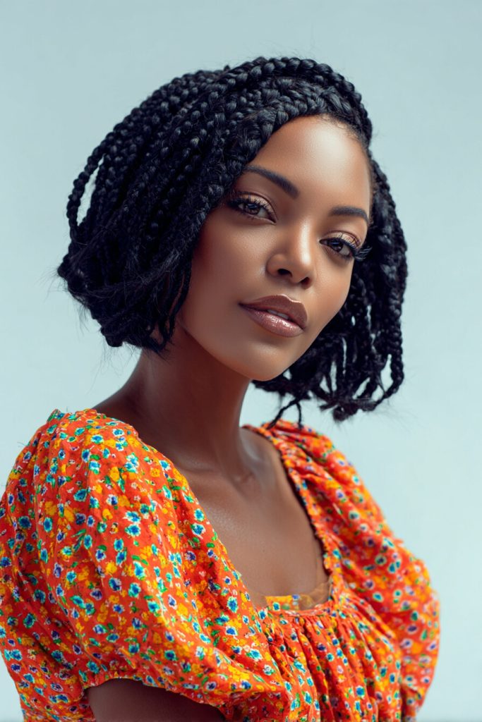 Bob-Length Goddess Braids