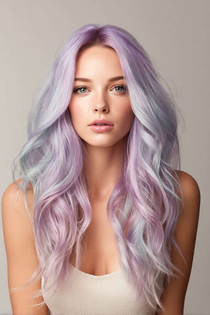 Pastel Purple Highlights