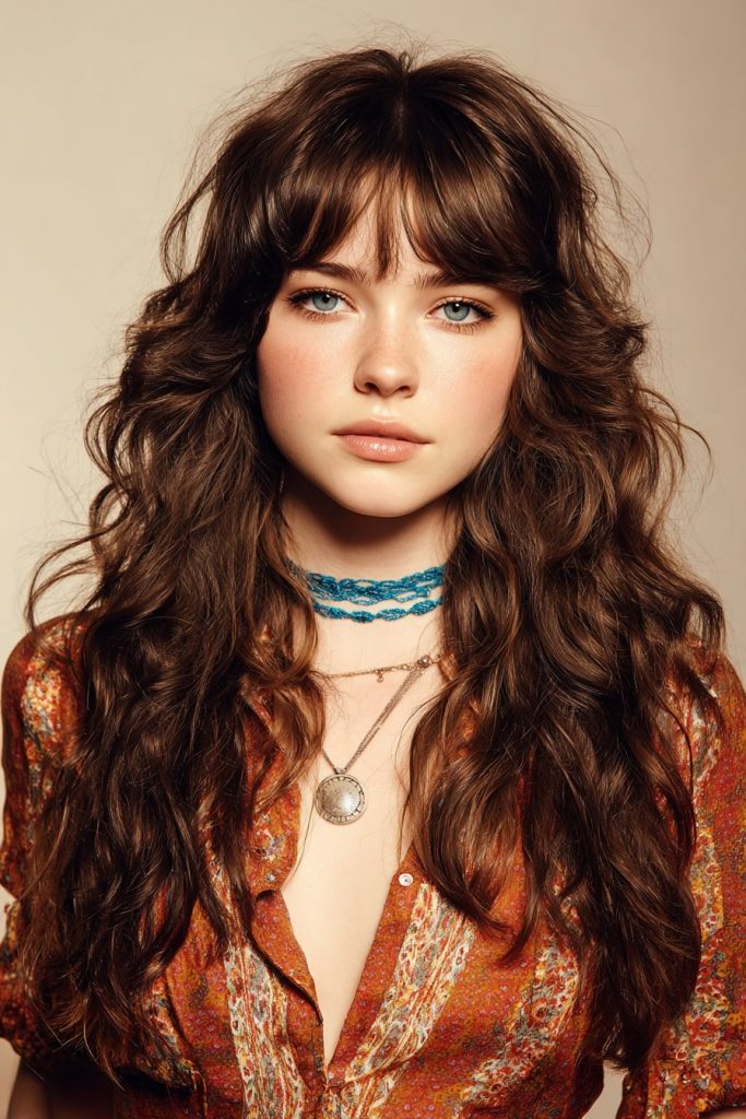 Rock-Inspired Long Shag