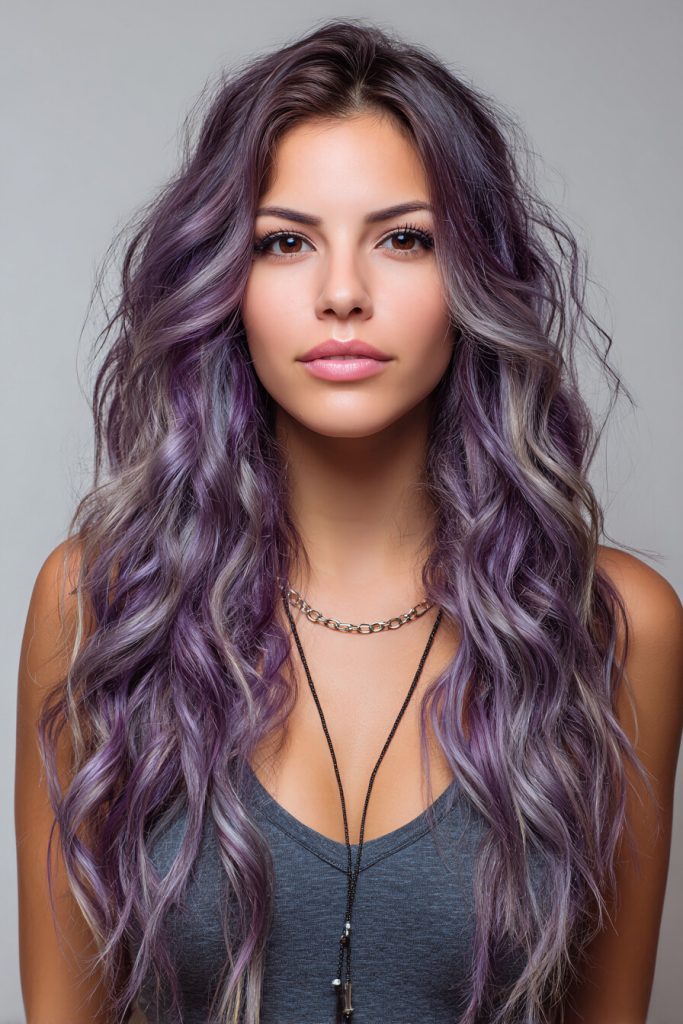 Purple Balayage