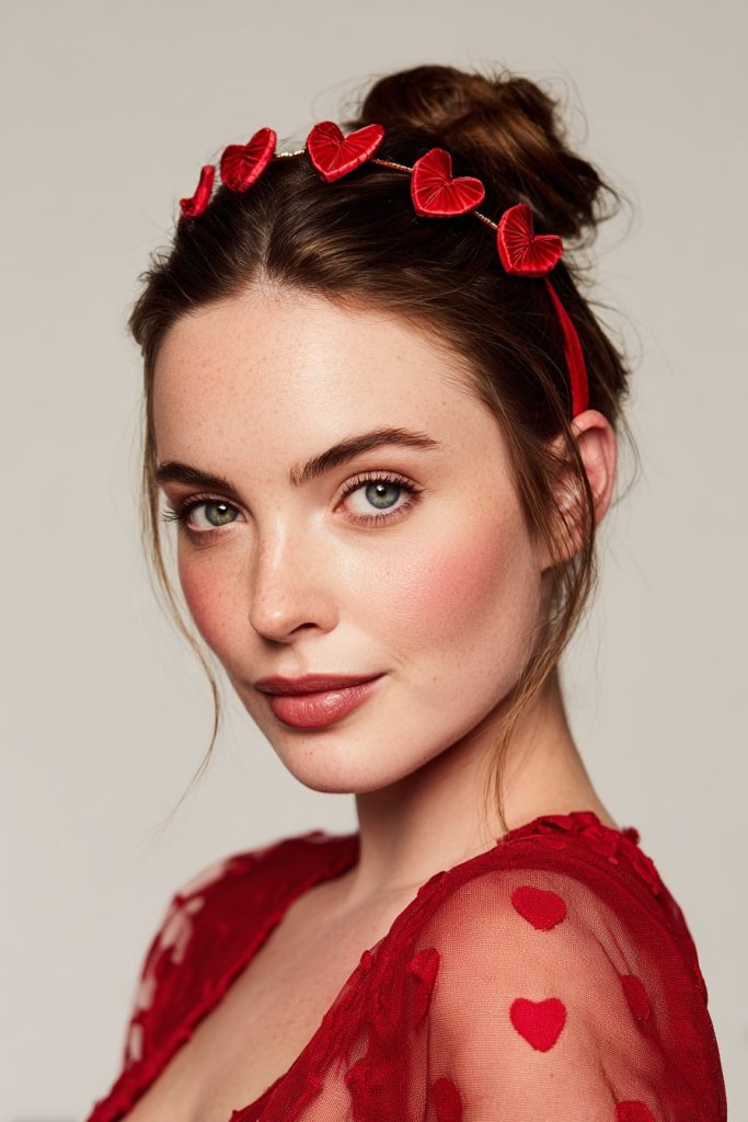 Hair Accessories for a Valentine Touch