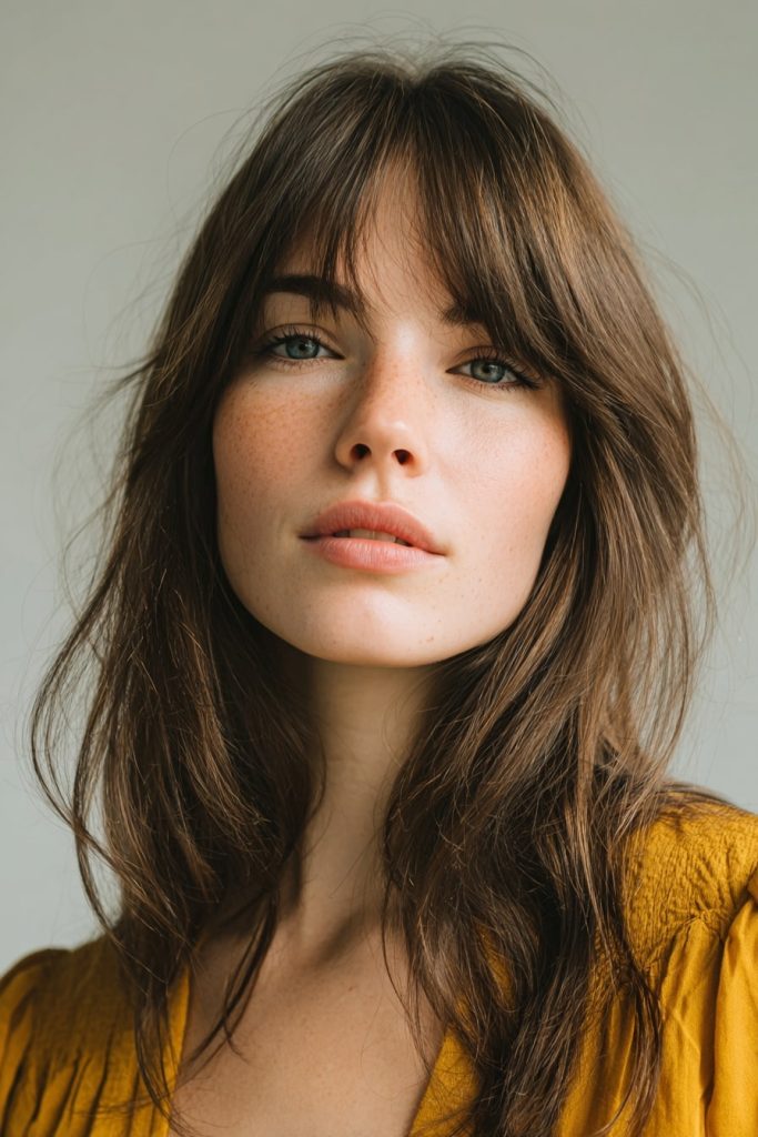 Curtain Bangs with Any Length