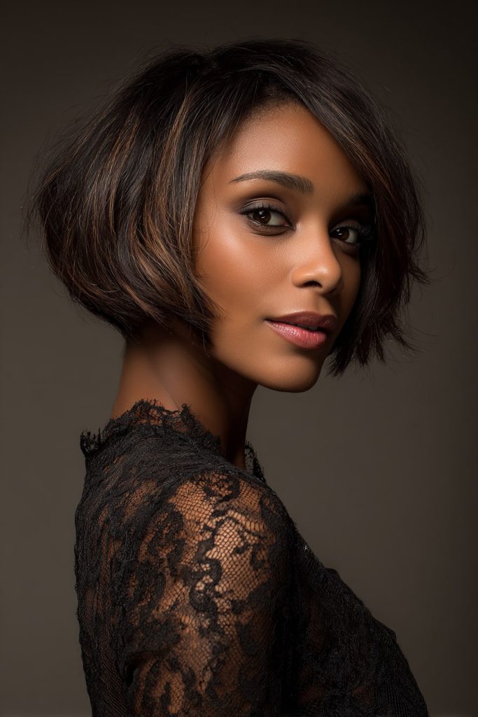 Short Bob with Highlights