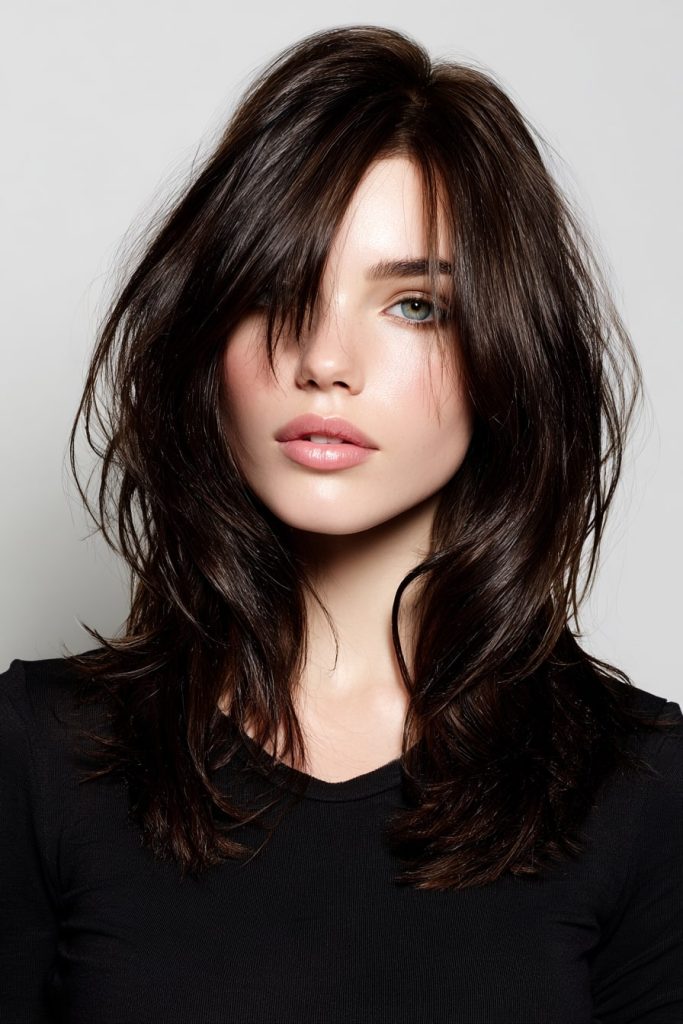 Medium Hair with Choppy Layers