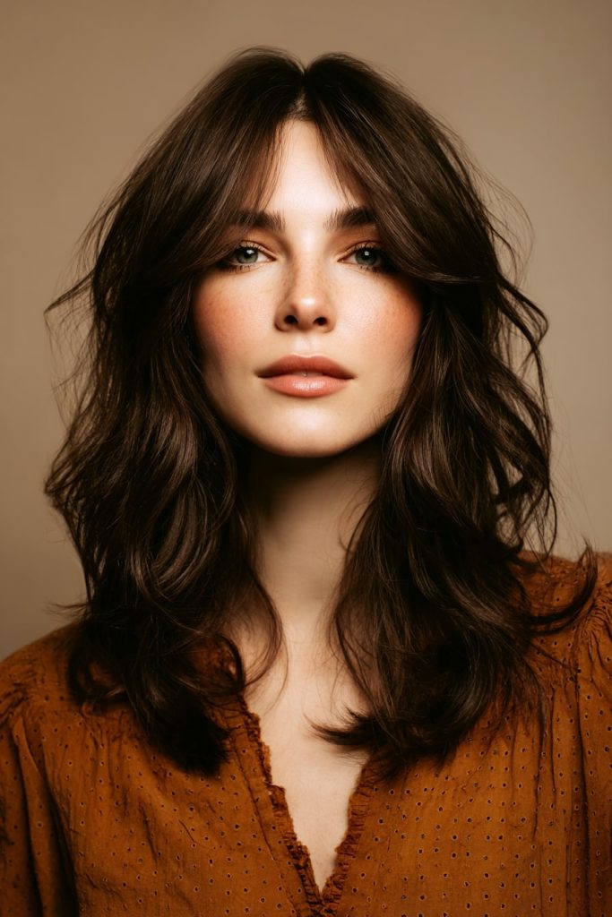 70’s Shag with Center Part