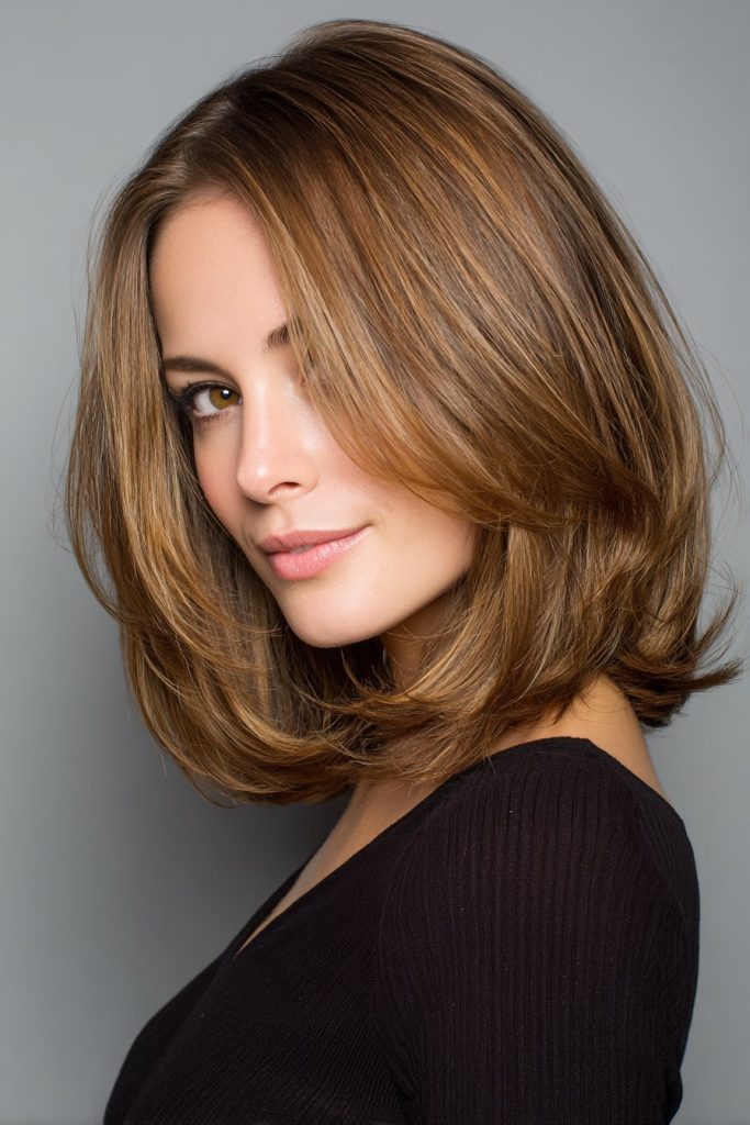 Textured Shoulder-Length Cut