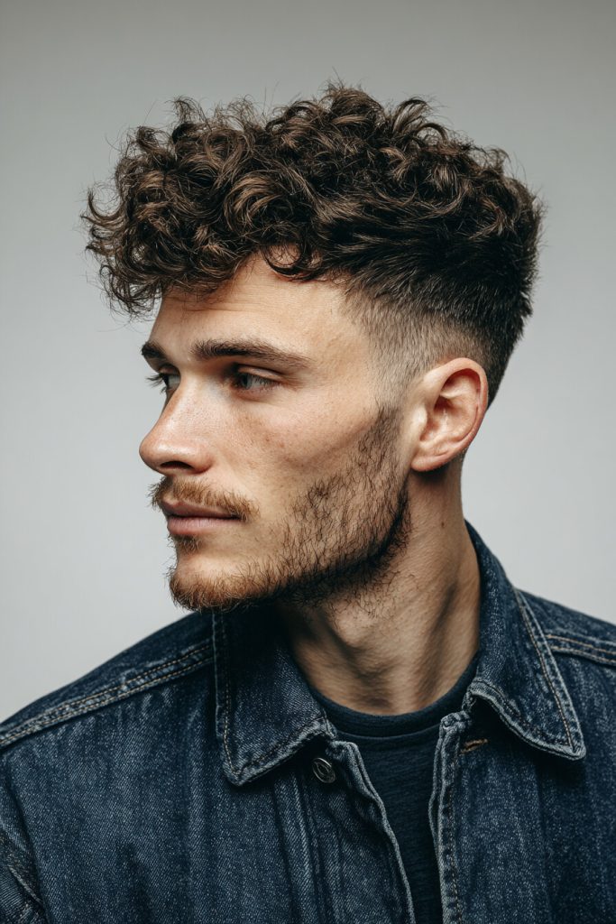 Mid Fade with Textured Top