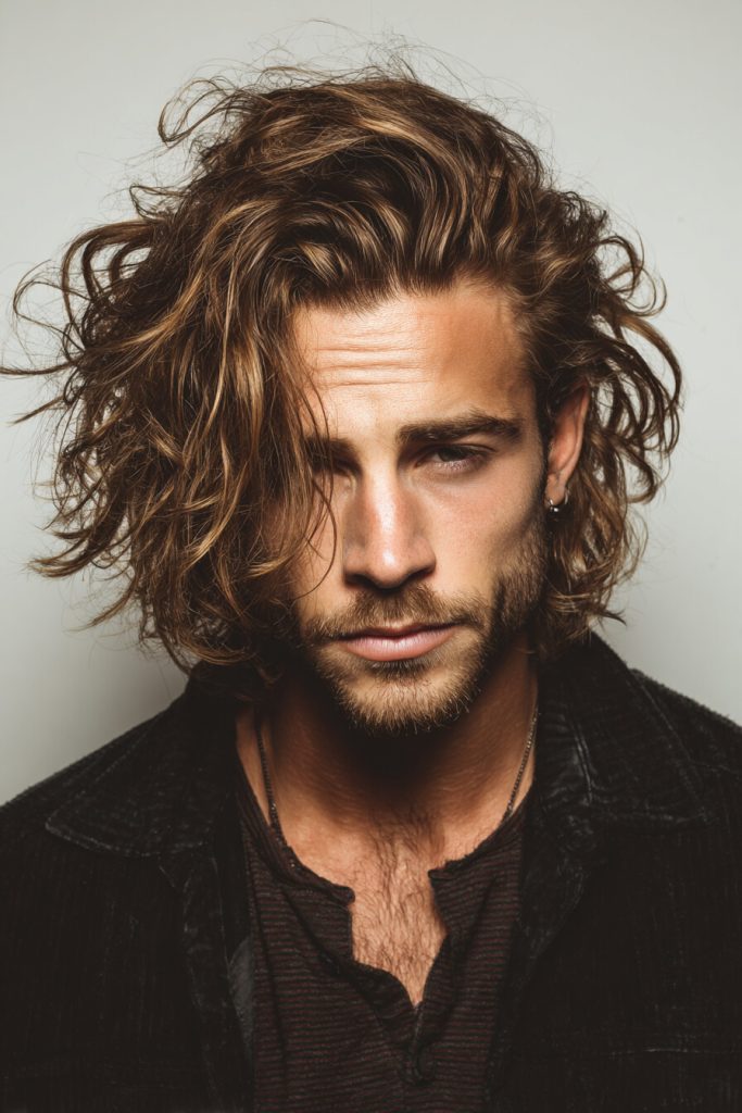 Messy Medium-Length Hair