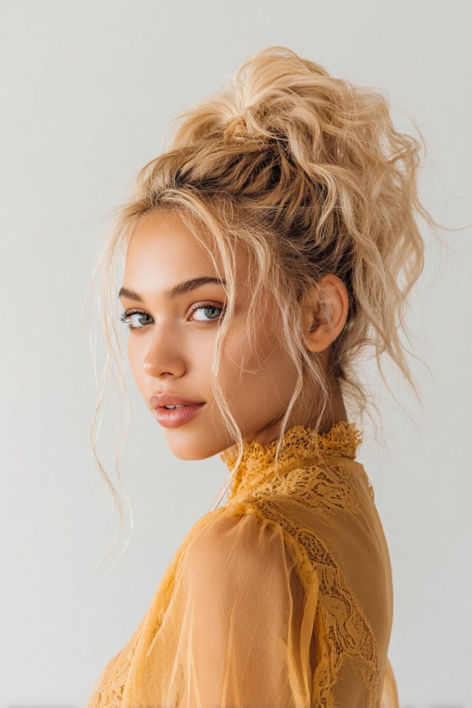 High Ponytail with Volume