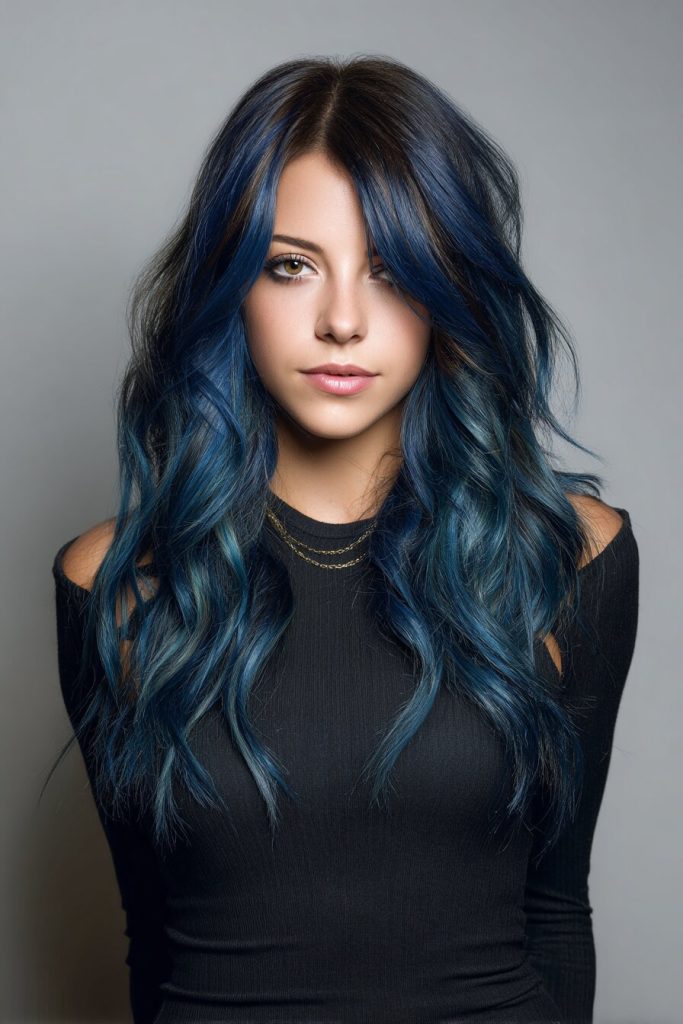 Navy Balayage