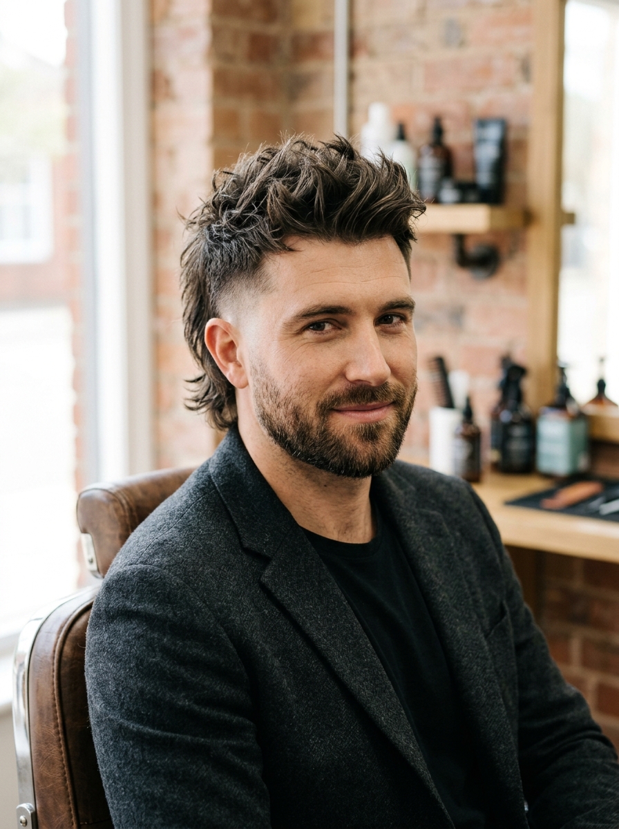 Textured 401k Mullet