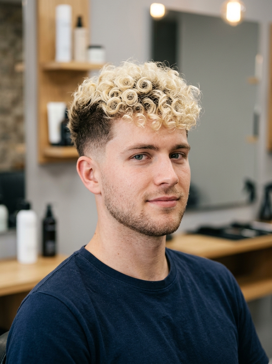 Blonde Broccoli Cut