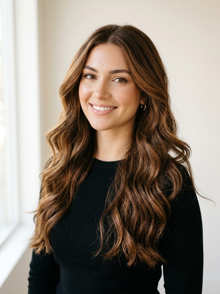 Rich Caramel Chocolate Hair