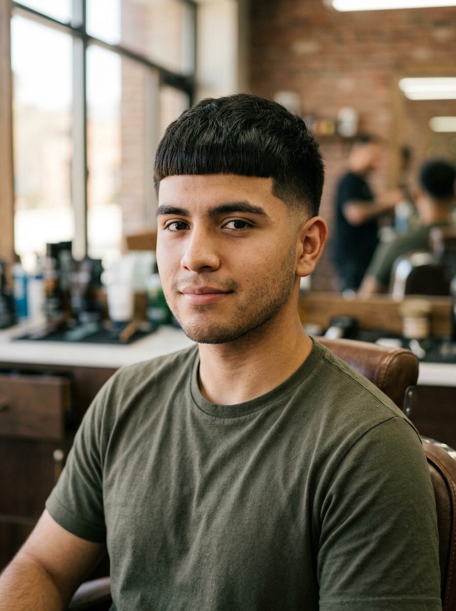 Edgar with Taper Fade