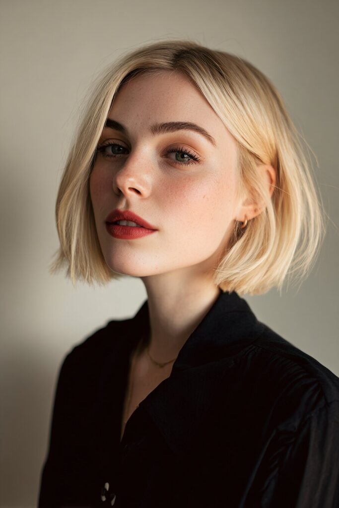 French Blonde Bob