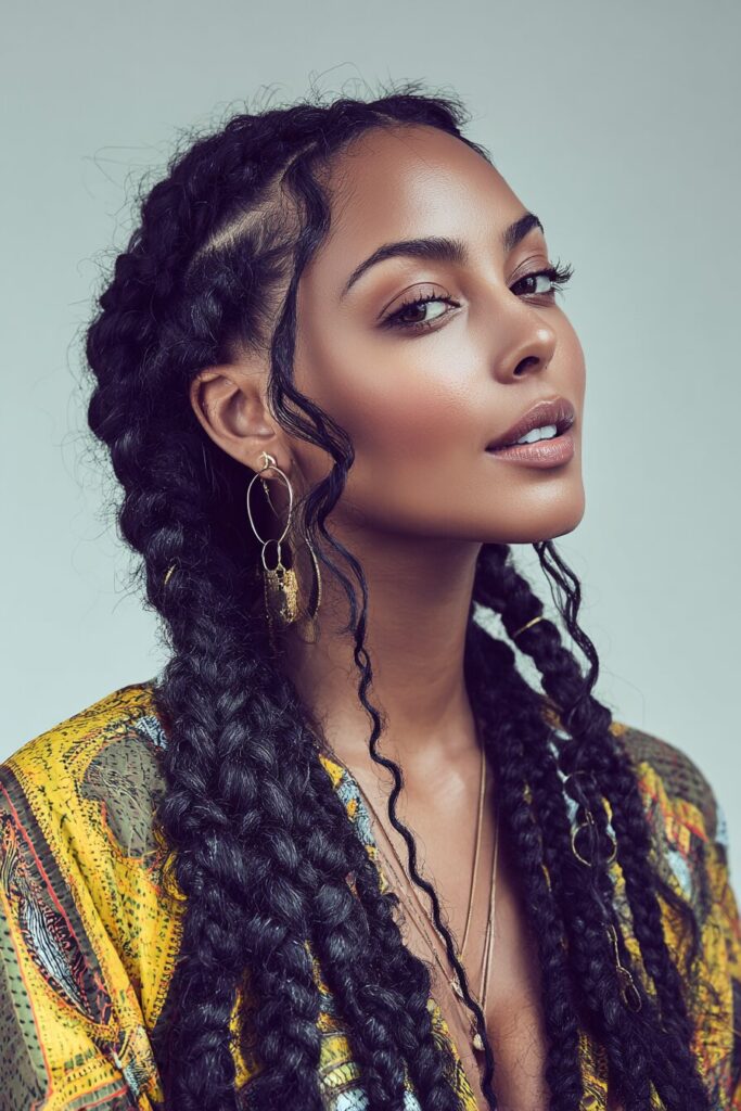 Bohemian Knotless Braids