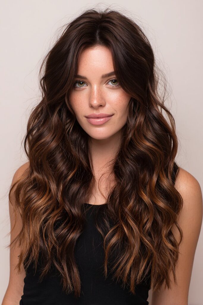 Chocolate Brown Balayage