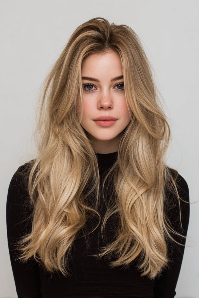 Beige Blonde Balayage