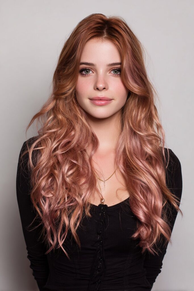 Rose Gold Balayage