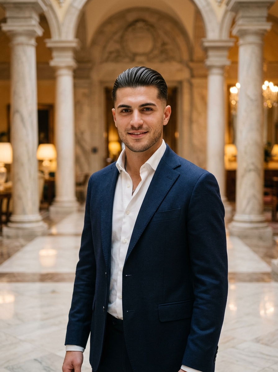 Low Taper with Slick Back