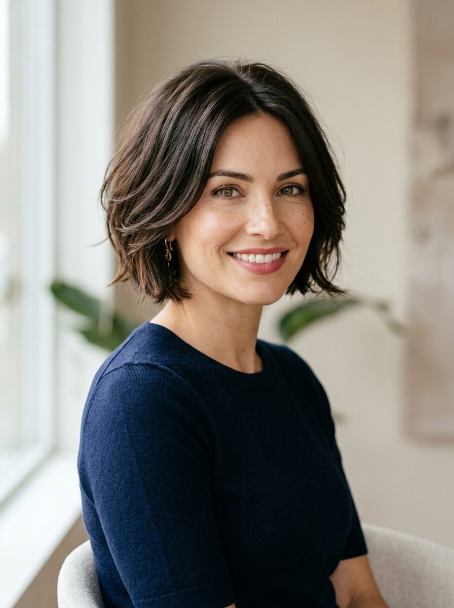 Short Layered Bob