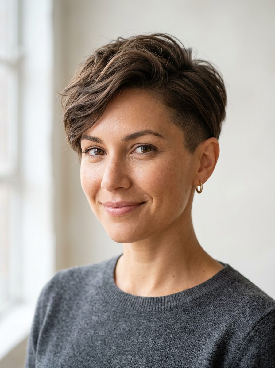 Soft Undercut Pixie