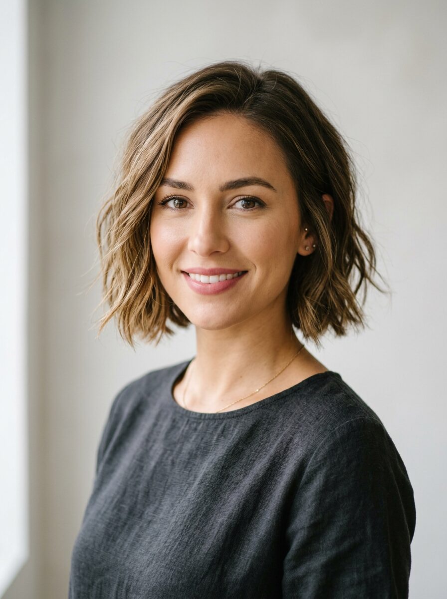 Jaw-Length Textured Bob