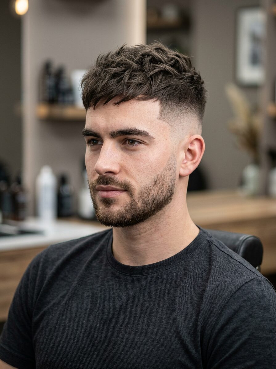 Textured Crop with Skin Fade