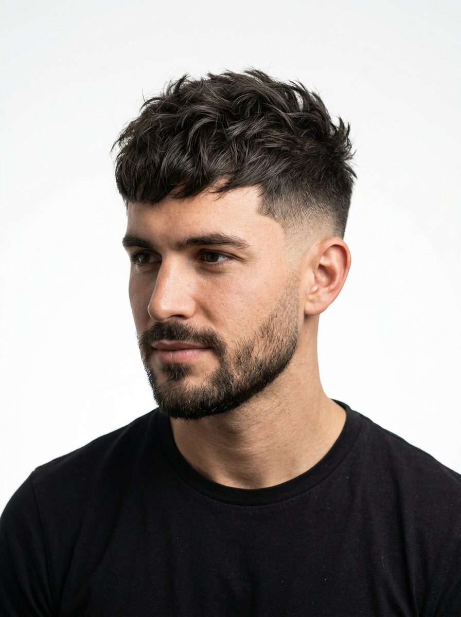 Textured Crop with Mid Fade