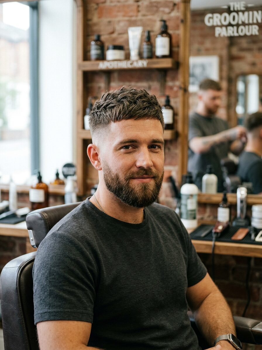 Textured Crop with Beard