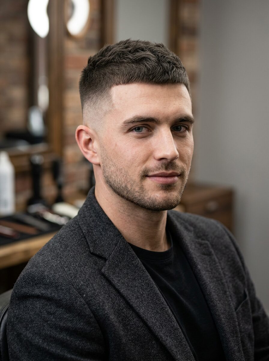 Buzz Cut Textured Crop