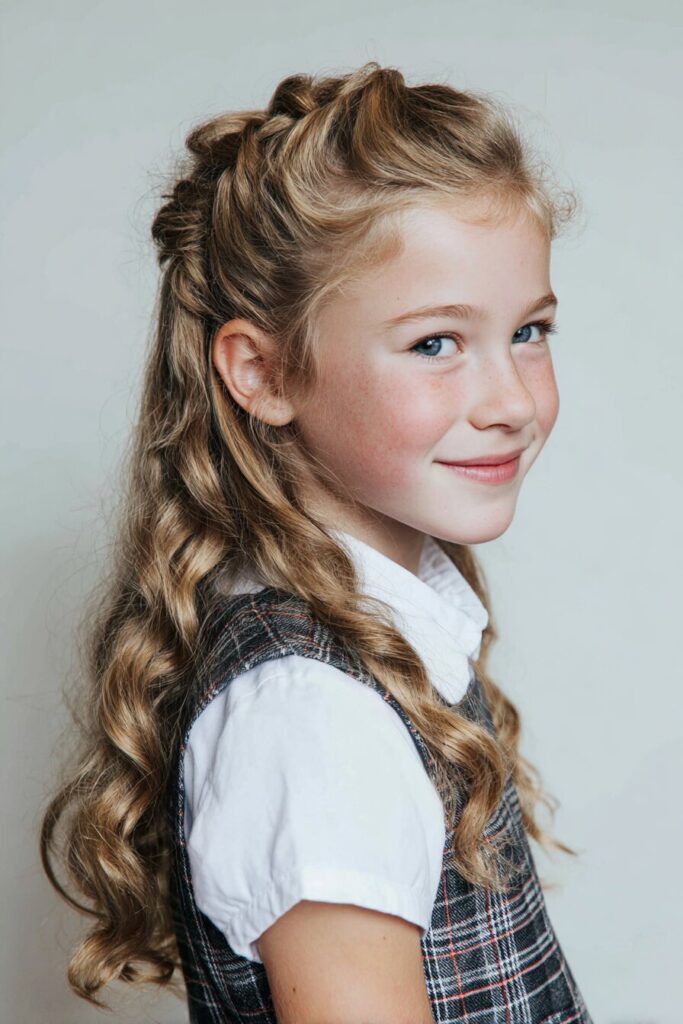 Half-Up Half-Down Style