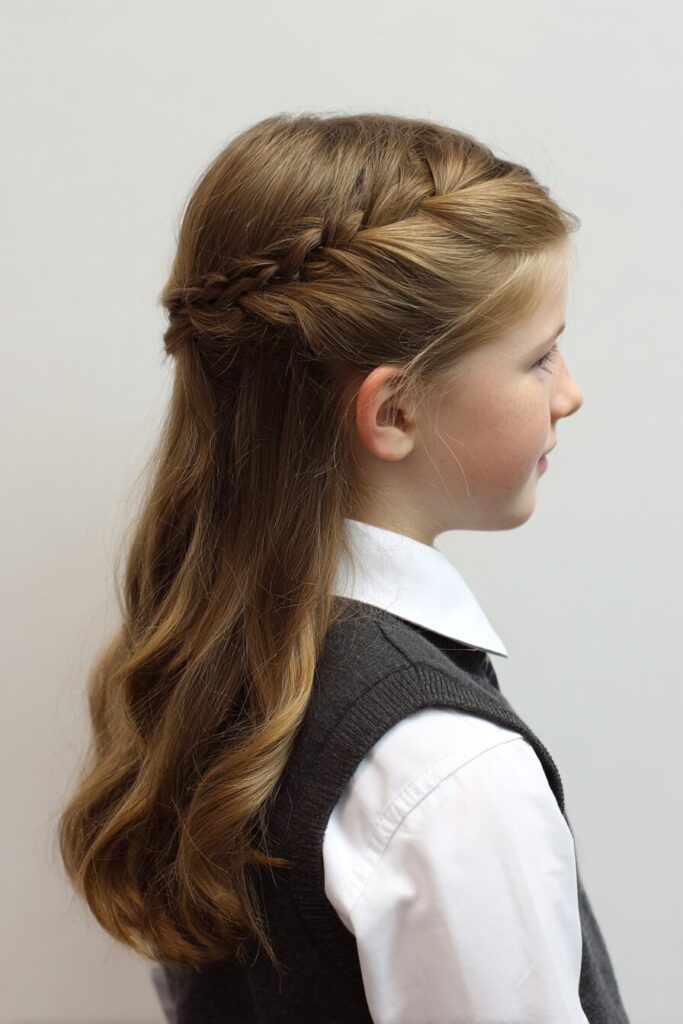 Twisted Half-Up Style