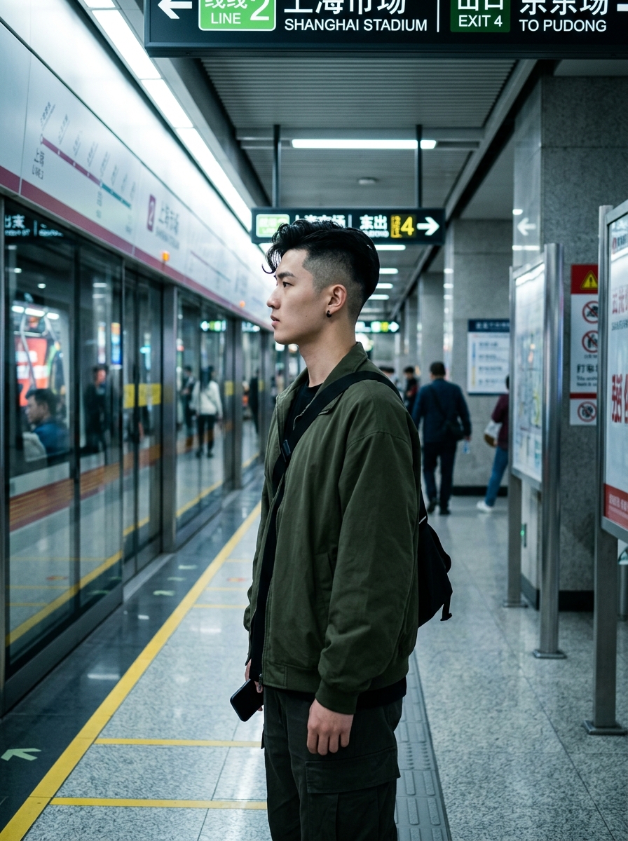 Comma Hair with Two Block