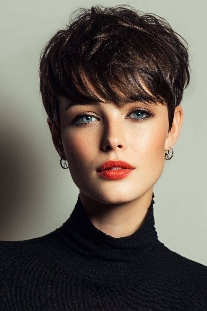 Pixie with Long Fringe