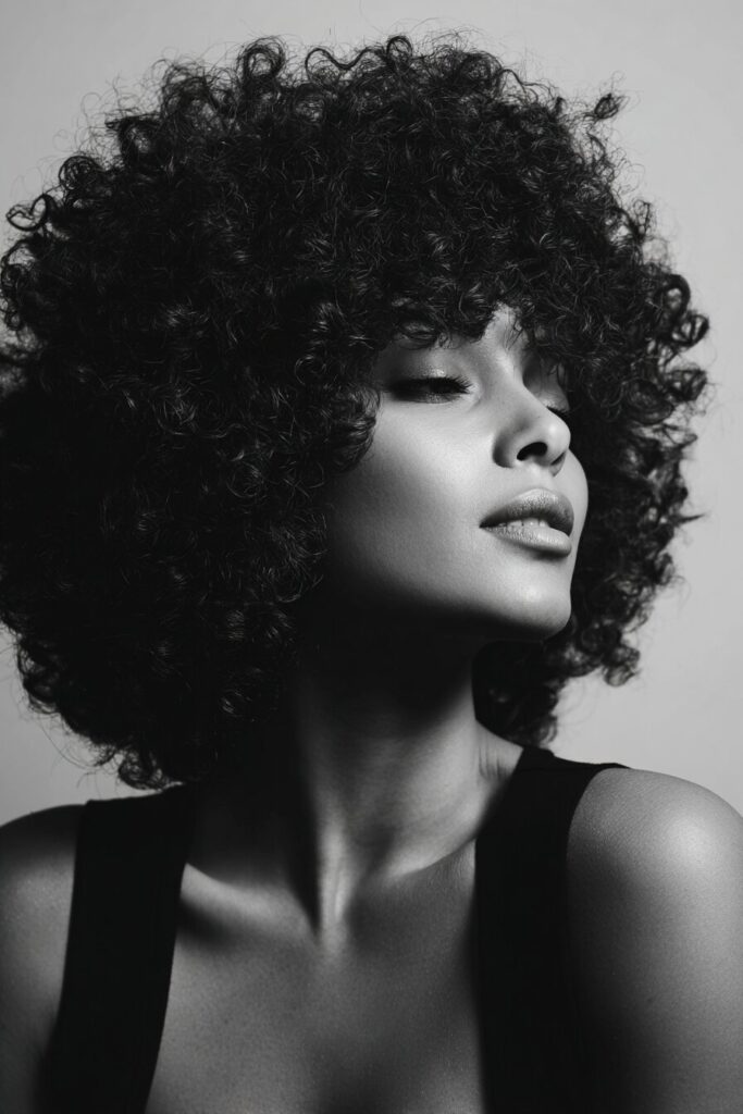 Curly Afro