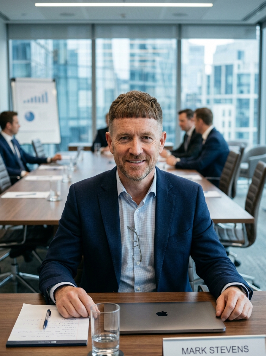 French Crop for Thinning Hair