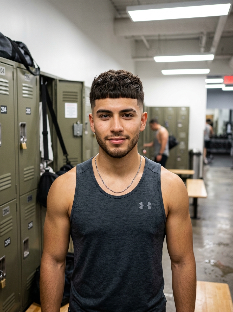 French Crop with Mid Fade