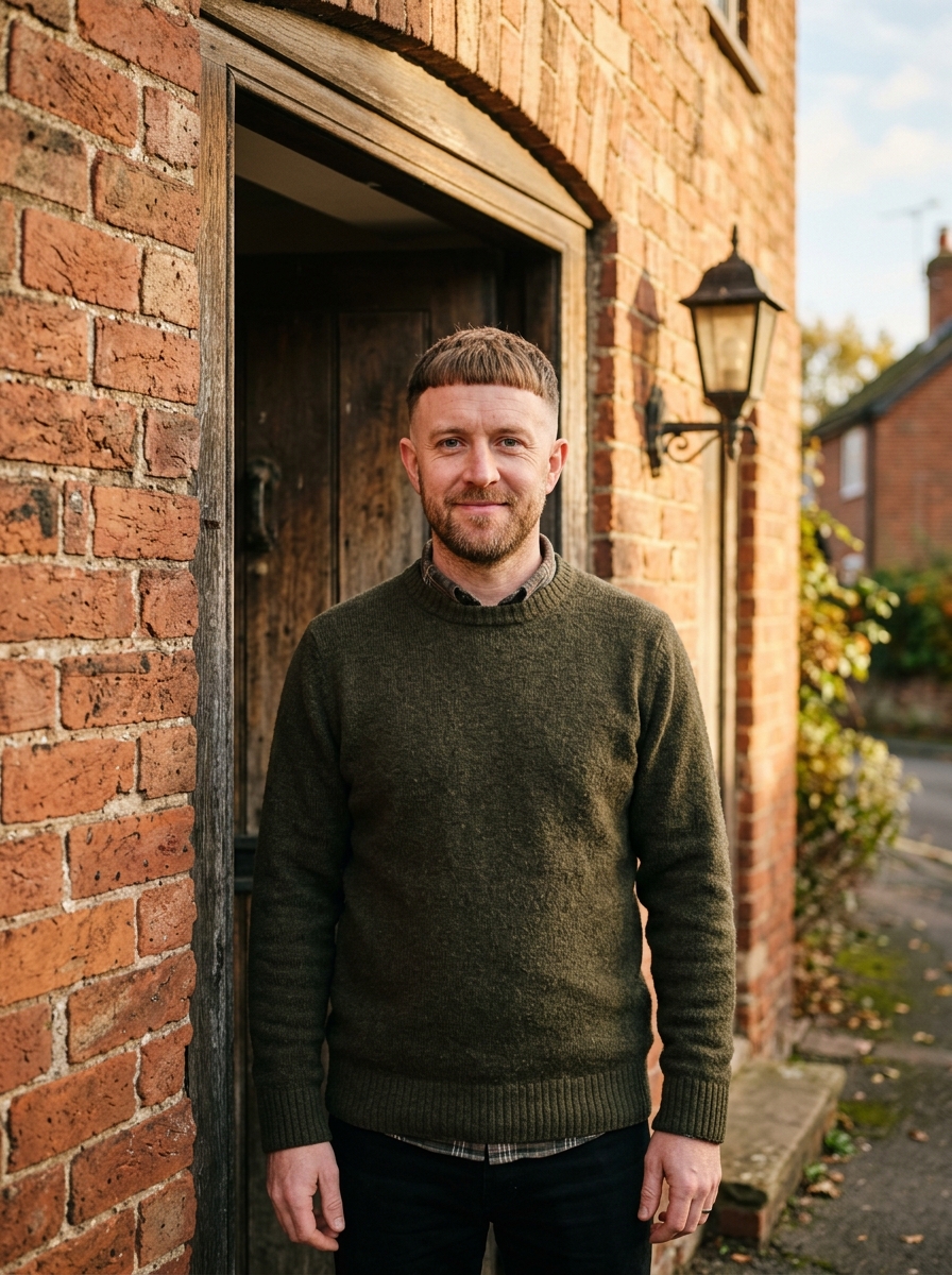 French Crop for Receding Hairline