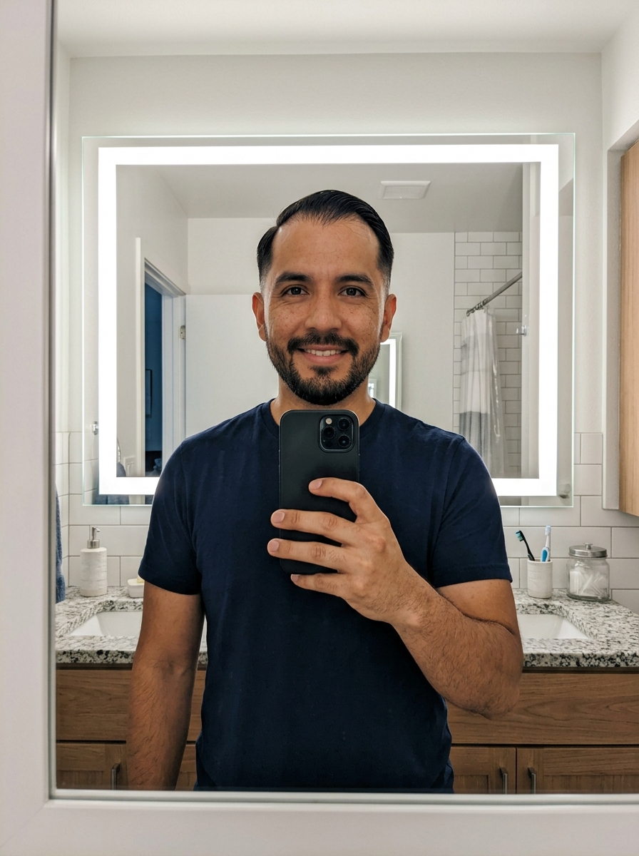 Side Part with Taper