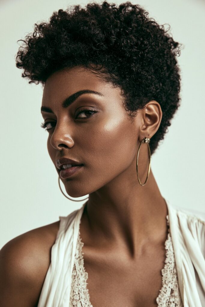 Tapered Afro Cut